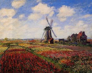 Claude Oscar Monet : Field of Tulips in Holland